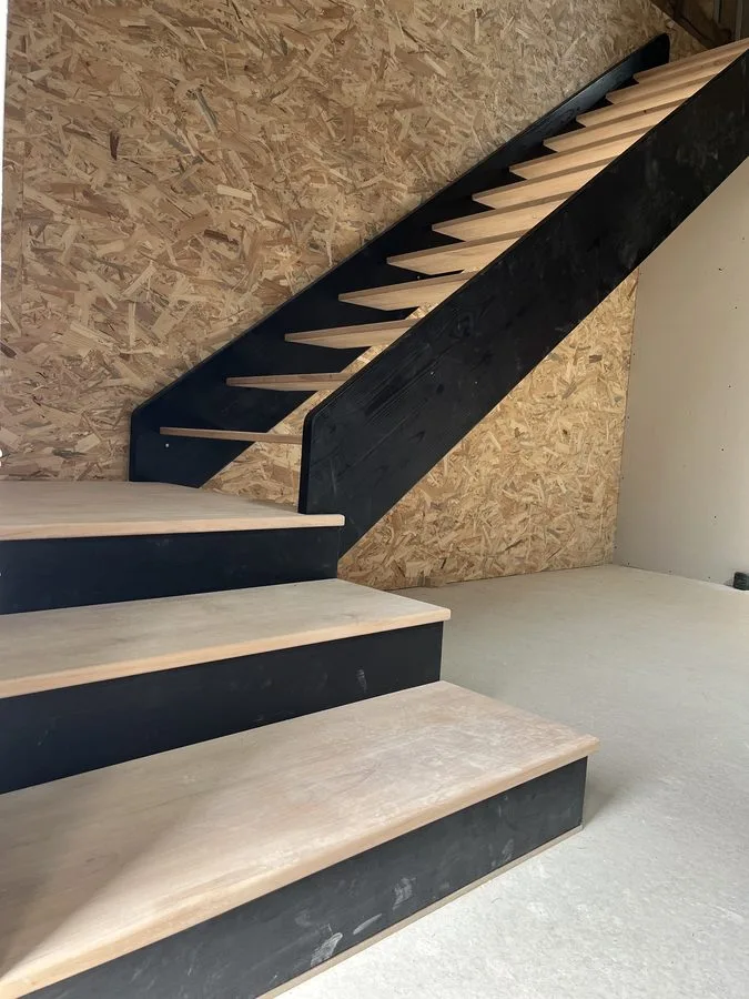 Escalier sur-mesure bois et métal